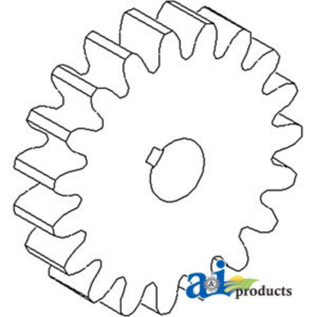 A & I PRODUCTS Gear, MCV Hydraulic Pump Drive 3" x3" x1" A-405181R1